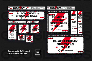 Black Friday Banners Ad Template