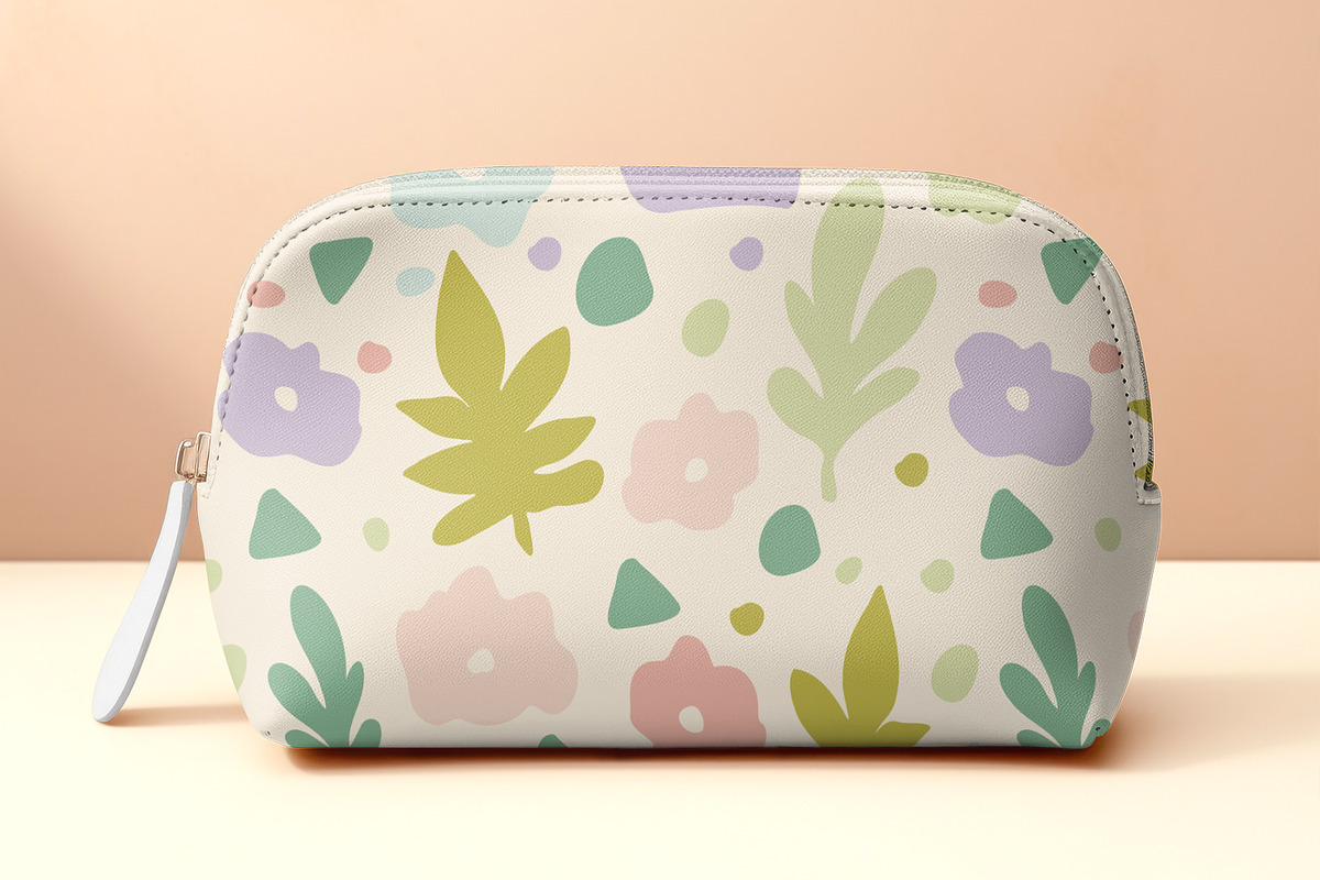 Abstract Pastel Floral Print, a Wallpaper Graphic by MalyskaStudio (Photo 7 of 8)