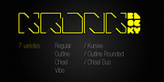 Krank, a Font by Matt Grey Design (Thumbnail 2 of 4)