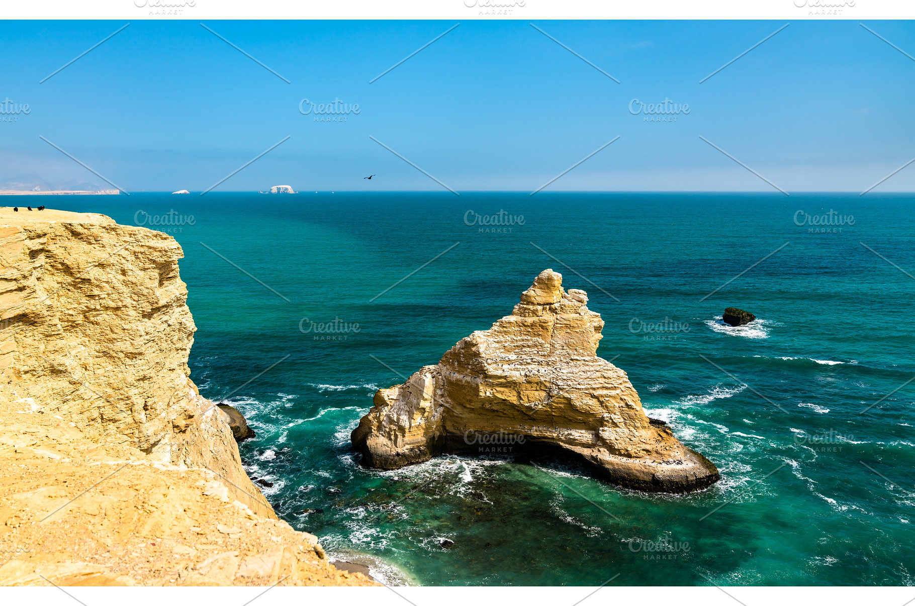 The Cathedral Rock at Paracas, a Nature Photo by Leonid Andronov