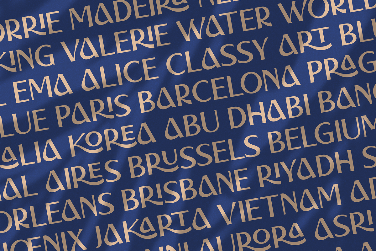 Audrey Latjuba - Sans Serif Font, a Sans Serif Font by Artchitype Studio (Photo 7 of 14)