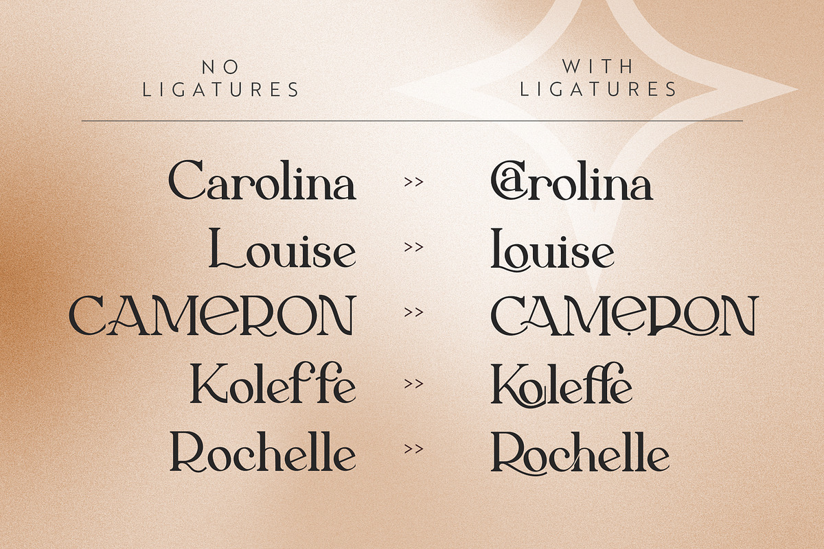 Offtime | Modern Ligature Serif Font, a Serif Font by Kandella's Art (Photo 15 of 23)