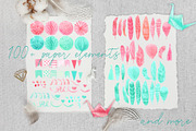 Paper Decor Watercolor Collection, a Decorative Illustration by Cat In Colour (Thumbnail 5 of 6)