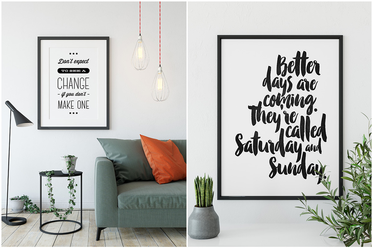 Frame Mockup Bundle Vol 3, a Print Template by Yuri-U (Photo 8 of 17)