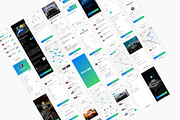 Car Rental App, an UI Kit Template by flr.24 (Thumbnail 2 of 2)