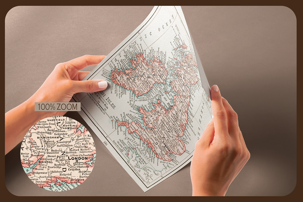 Vintage Maps of the World Bundle, a Background Graphic by Golden Vision Studio (Photo 3 of 8)