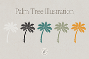 Palm Tree Illustration Pack, an Object Illustration by Destinee Design (Thumbnail 1 of 5)