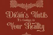 Evahgelina Vintage Font, a Blackletter Font by madeDeduk (Thumbnail 4 of 10)