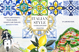 Italian Style Watercolor Tile Update