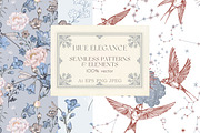 Floral Patterns & Vector Elements, a Decorative Illustration by FleurArt (Thumbnail 1 of 6)