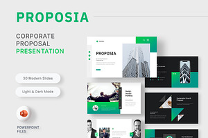 Corporate Proposal PowerPoint, a Presentation Template by New Coral Design
