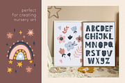 Boho collection. Rainbows and flower, a Graphic by rinaletters (Thumbnail 10 of 12)