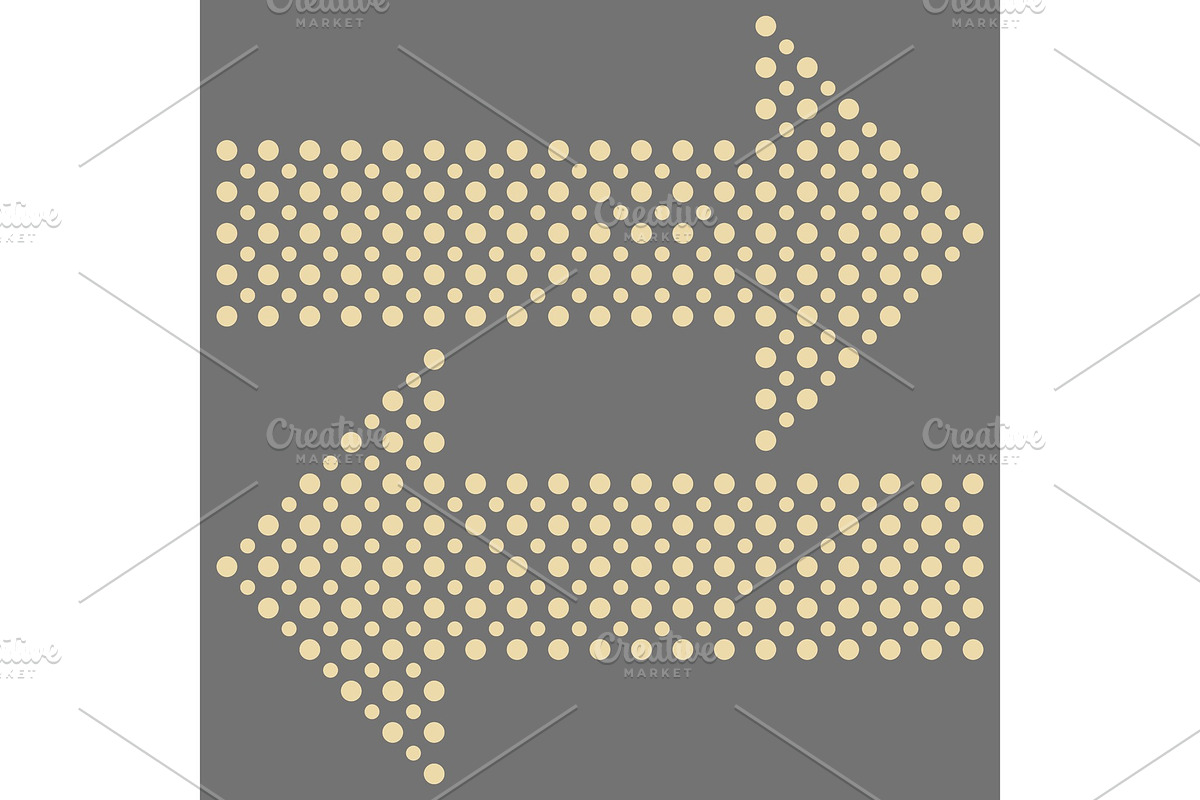 Fine Vector Dotted Arrows, an Object Graphic by FineArtStudio (Photo 1 of 3)