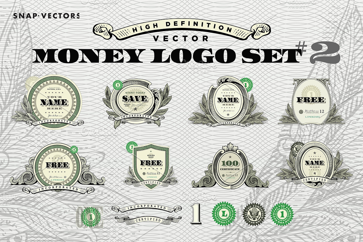 Vector Money Logo Bundle, a Branding & Logo Template by Snap Vectors (Photo 8 of 10)