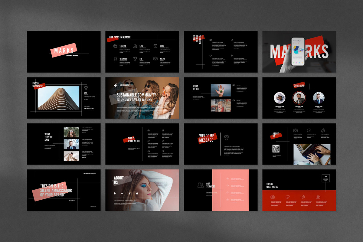 Marks Animated PowerPoint Template, a Presentation Template by Creathrive Design (Photo 5 of 7)