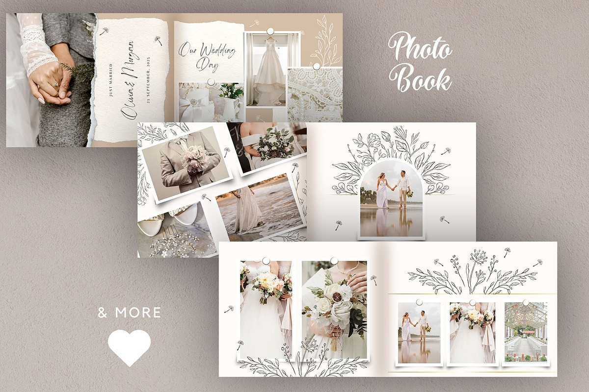 Wedding Template Bundle Canva PRO, a Social Media Template by Red Ink (Photo 7 of 7)