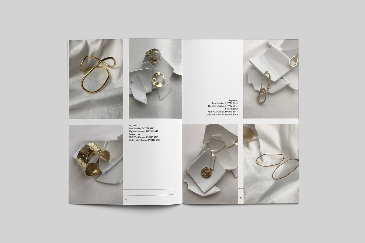 Minimal Fashion Catalog - LILY, a Magazine Template by OpulentStu (Photo 3 of 6)
