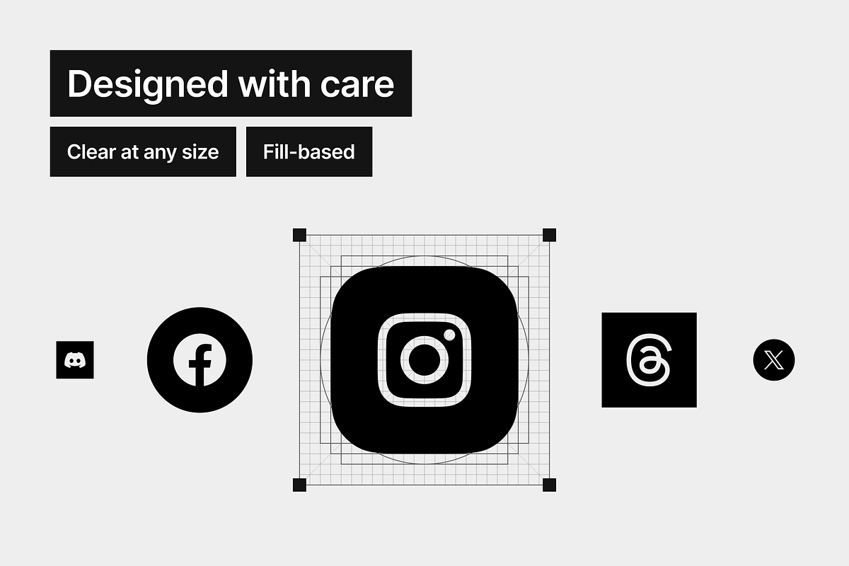 Social media - Solid - 152 icons, a Solid Icon by Pictomate Icons (Photo 3 of 7)