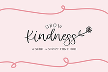 Grow Kindness Font Duo