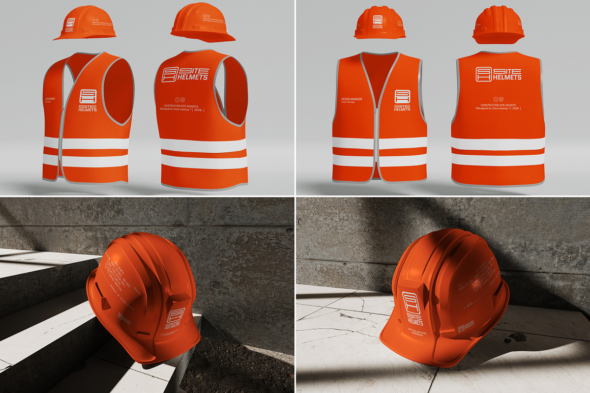 20+ Safety Helmet Mockups Bundle, a Mockup by Vitora Mockup (Photo 6 of 14)