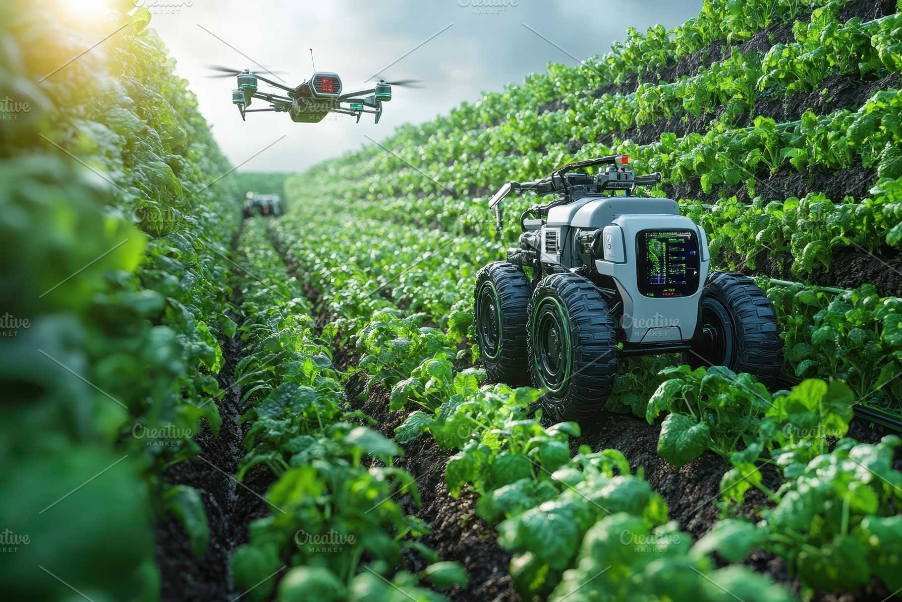 Advanced agricultural technology opt, a Photo by Tanuart