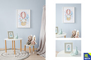 Kids Room Frames Interior Mockups, a Product Mockup by Hi, Mock-Up! (Thumbnail 4 of 7)