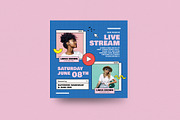 Live Stream Event Flyer Set, a Flyer Template by Guuver (Thumbnail 3 of 4)