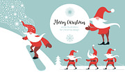 Christmas Gnomes, an Illustration by lenlis (Thumbnail 2 of 8)