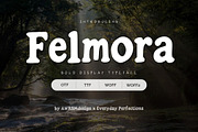 Felmora | Bold Display Font, a Handwritten Font by Everyday Perfection (Thumbnail 1 of 5)