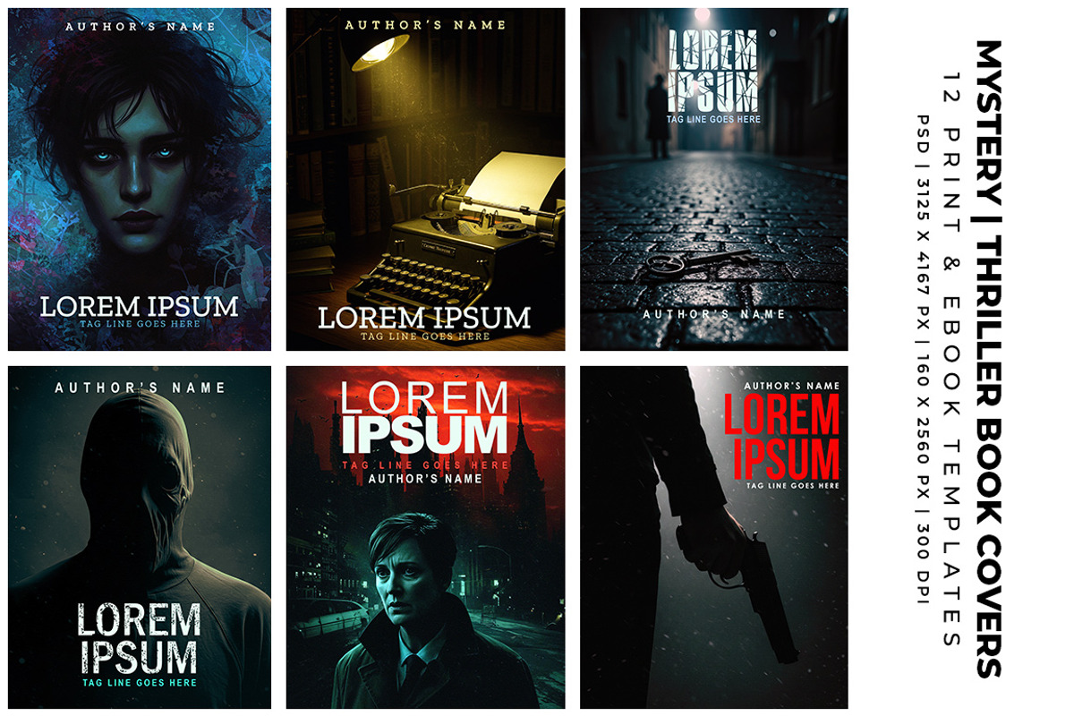 Mystery & Thriller Book Covers