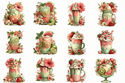 Whimsical summer tropical drink Clip, an Illustration by Designworld (Thumbnail 6 of 6)