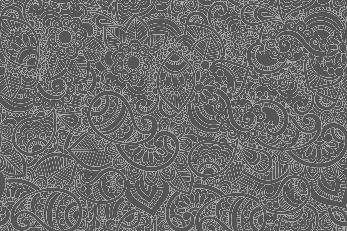 abstract zen tangle doodle, a Pattern Graphic by AAN Seamless Shop (Photo 4 of 4)