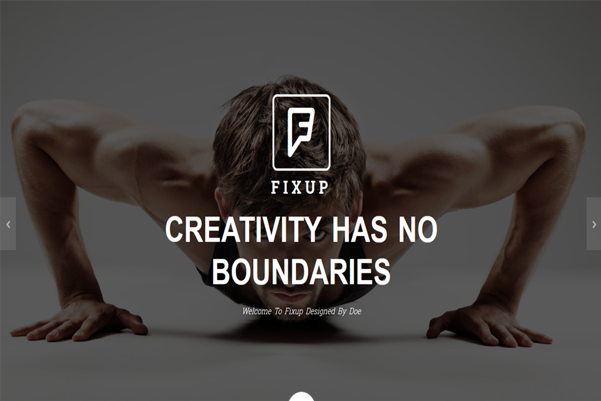 FixUP - Responsive Landing Page, a Bootstrap Template by Script Eden