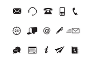 15 Contact Icons, an Icon by Creative VIP (Thumbnail 1 of 3)