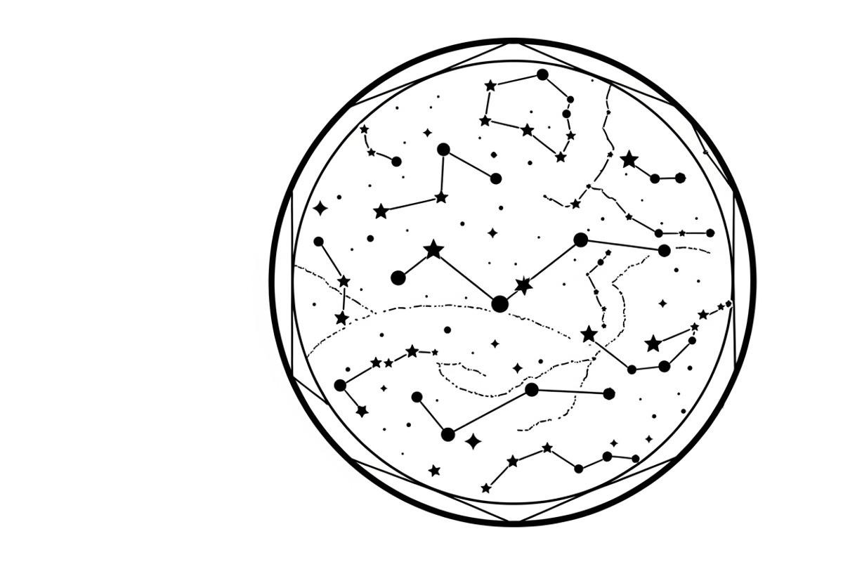 Elegant custom star map wall panel, an Illustration by Amazin_art (Photo 14 of 36)