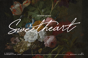 Sweetheart Handwritten Font