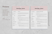 Resume Template 4 Page - Pink, a Resume Template by Aprilea (Thumbnail 2 of 6)