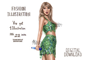 Taylor Swift Illustration