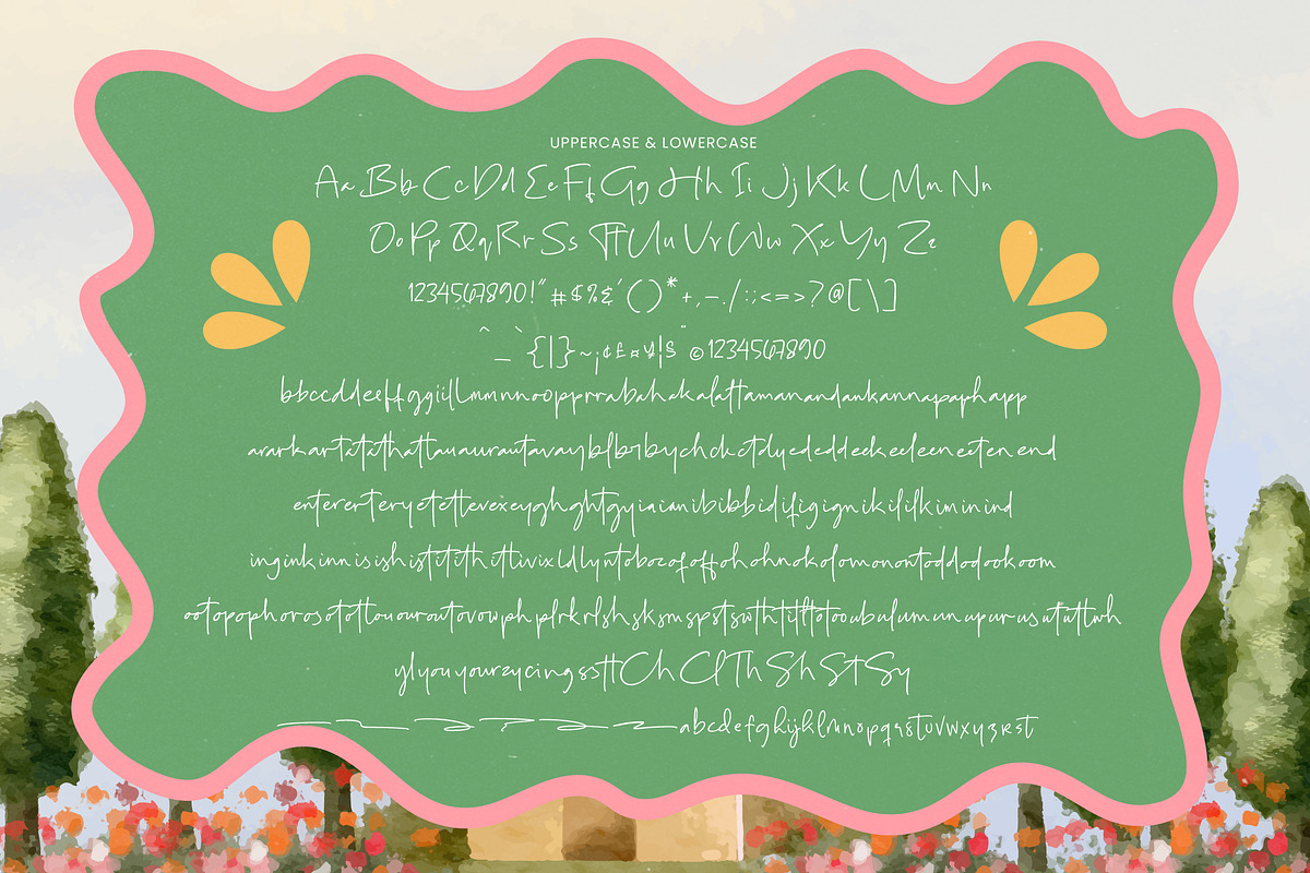 Aprils Pudding Sweet Handwritten, a Script Font by stylishtype.co (Photo 19 of 20)