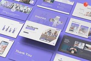 Insurance Agency PowerPoint, a Presentation Template by Pixslides