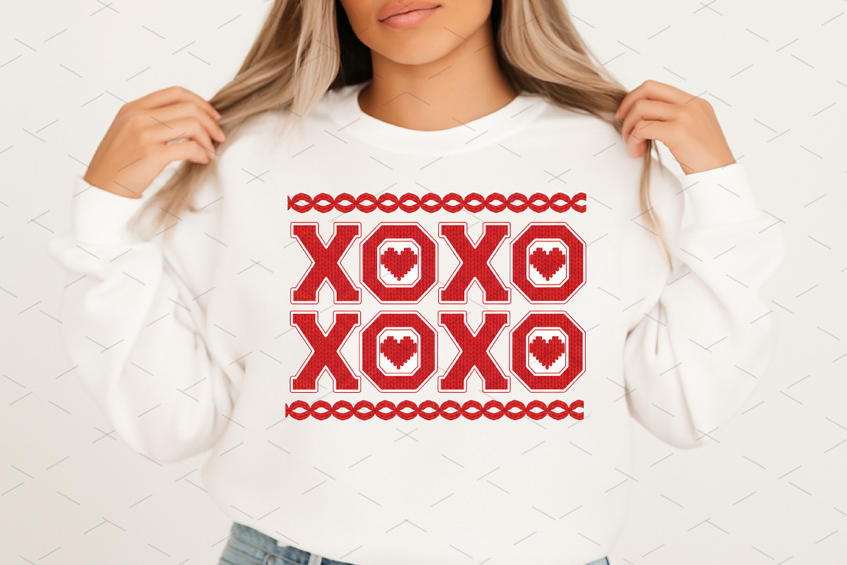 XOXO Yarn Png, Valentine's Day Png, an Illustration by Libby Wishes (Photo 3 of 8)