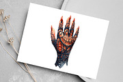 Watercolor Gothic Reverie Clipart, an Illustration by Canvas Craft (Thumbnail 5 of 7)