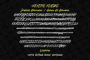BG Live - a trash display font, a Script Font by Brainware Graphic (Thumbnail 3 of 5)