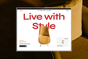 Furniture E-Commerce Framer Template, an UI Kit Template by Rozepaars Design (Thumbnail 2 of 6)