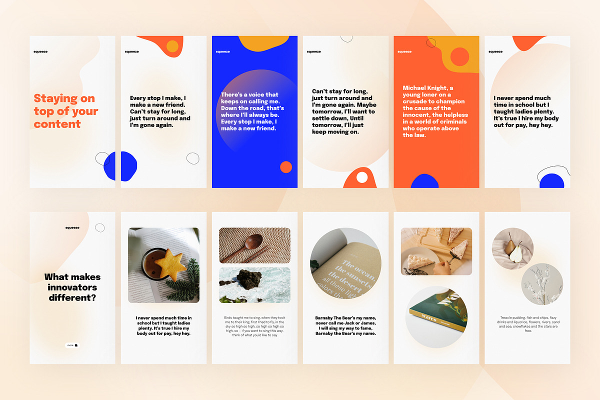 168 Creative Instagram Templates, a Social Media Template by Vladislav Muslakov (Photo 15 of 20)