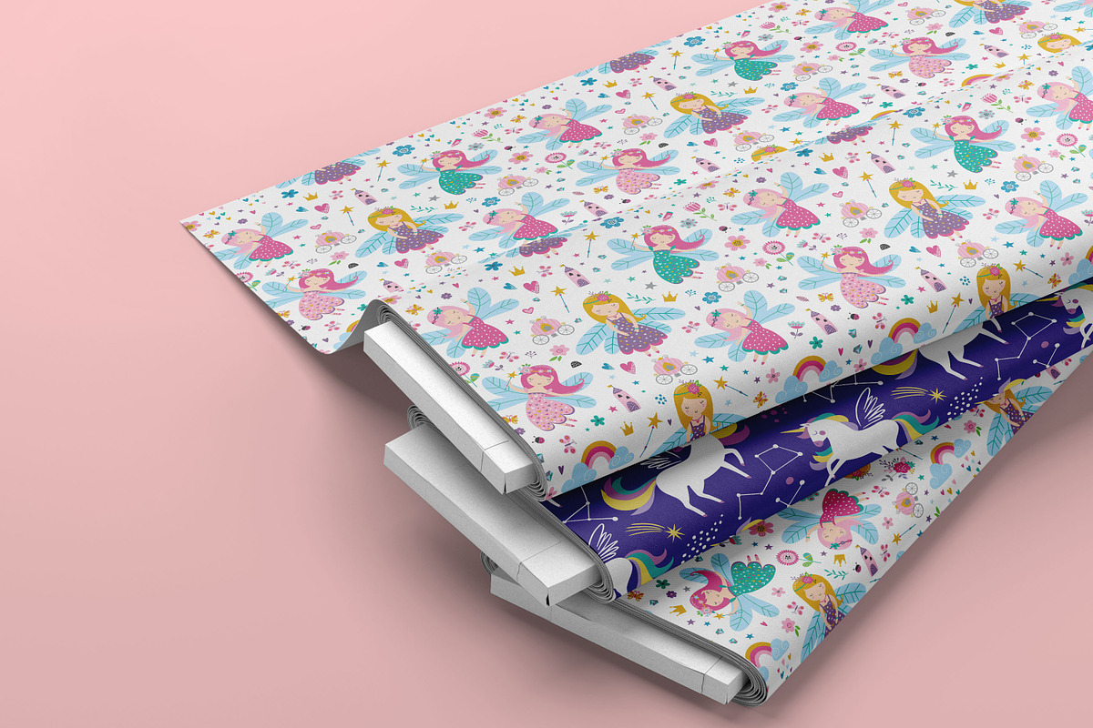 Fairy Seamless Pattern, a Pattern Graphic by Digital Studio (Photo 2 of 6)