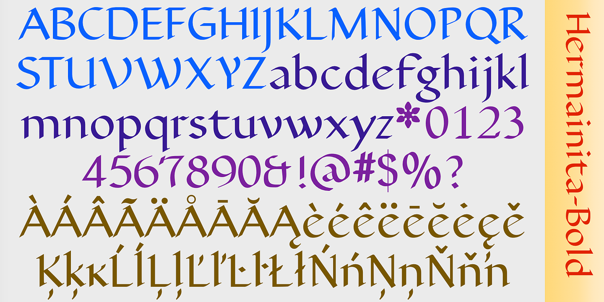 Hermainita, a Handwritten Font by Ingrimayne Type (Photo 8 of 10)