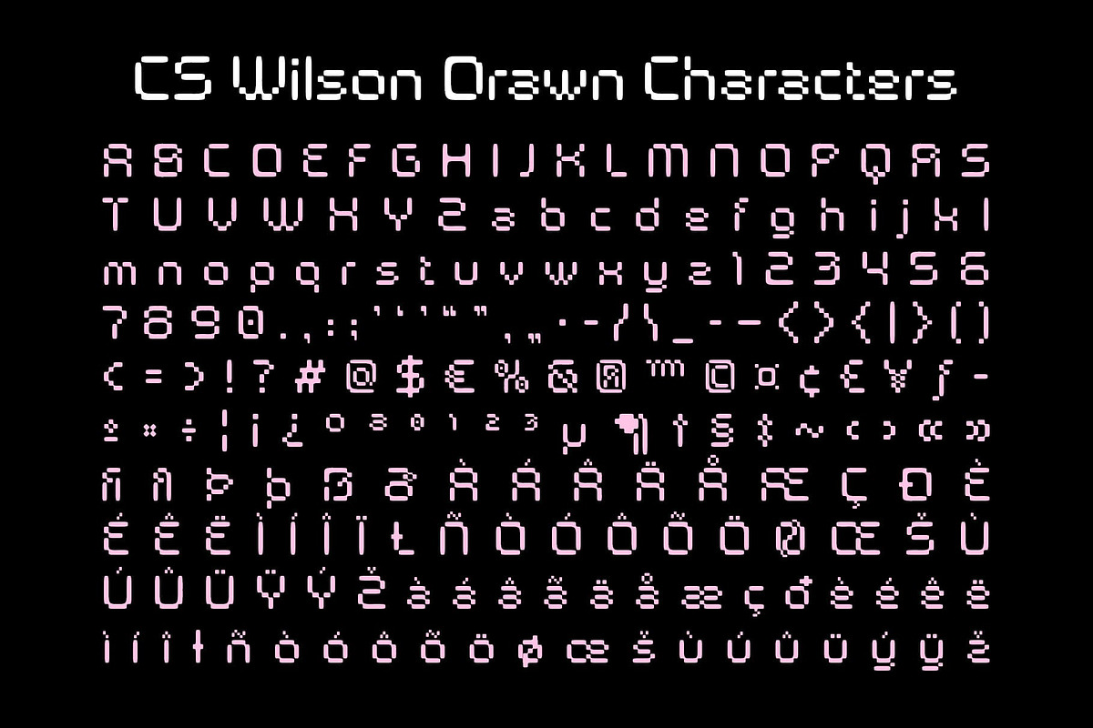 CS Wilson Drawn, a Sans Serif Font by Craft Supply Co. (Photo 8 of 8)