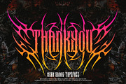 Mega Snake Typeface, a Blackletter Font by alit design (Thumbnail 20 of 20)