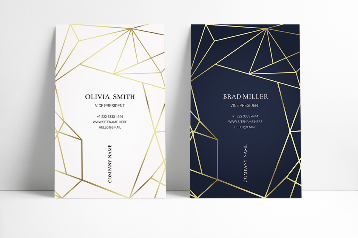 Geometric business card template, a Business Card Template by ARg Design (Photo 3 of 6)